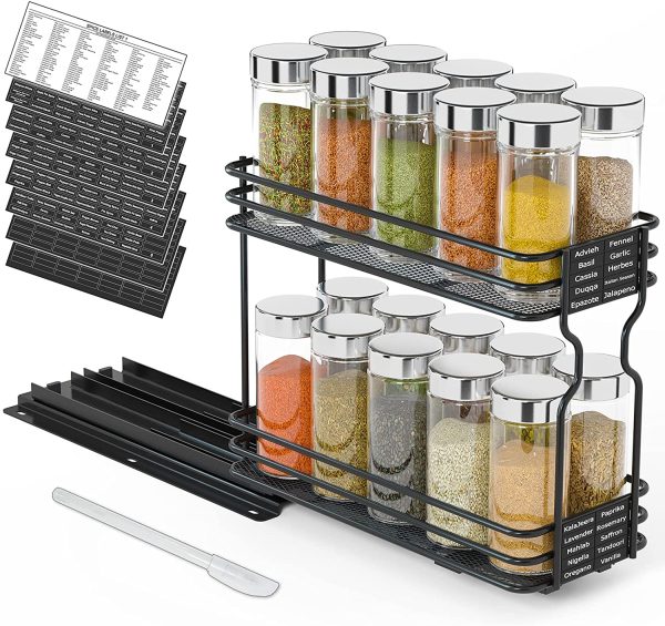 Pull Out Spice Rack Organizer for Cabinet
