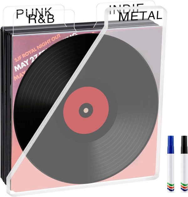 Acrylic Vinyl Record Dividers