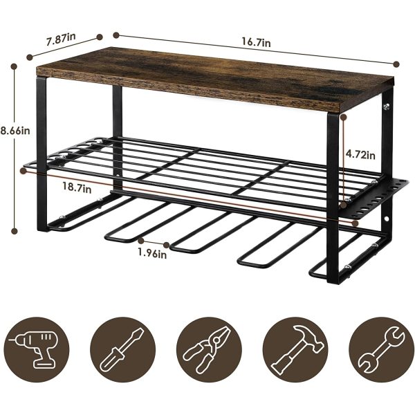 Heavy Duty Steel Power Tool Organizer - Image 2