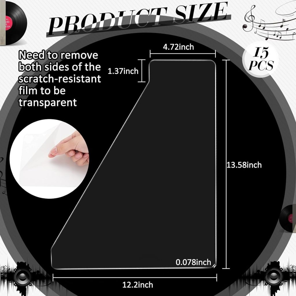 Acrylic Vinyl Record Dividers