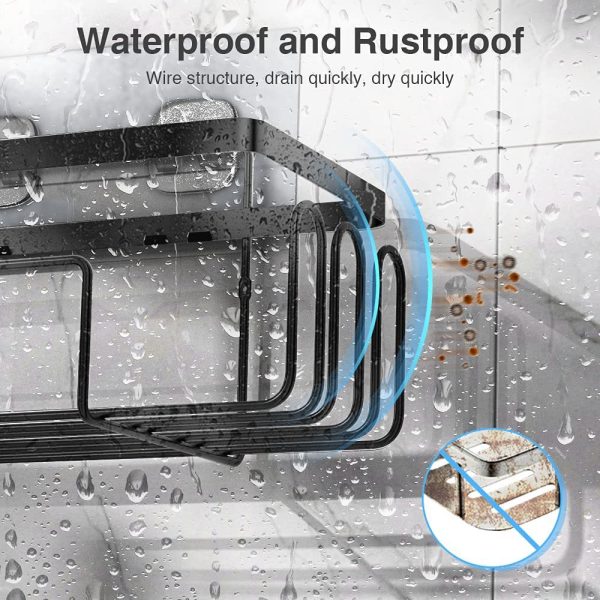 Shower Caddy Corner Storage Shelf - Image 4