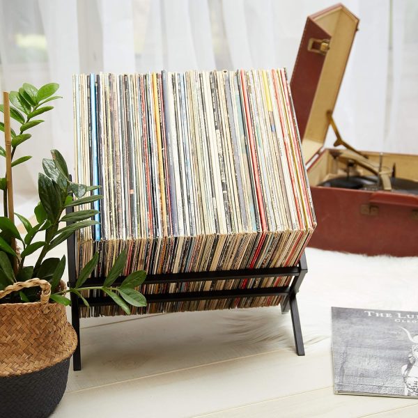 Metal Frame Vinyl Record Storage Rack - Image 5