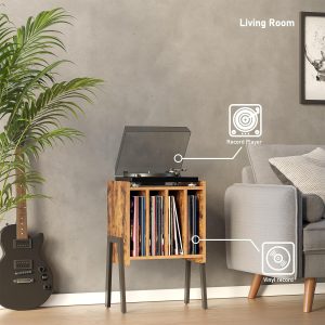 Vinyl Record Player Stand