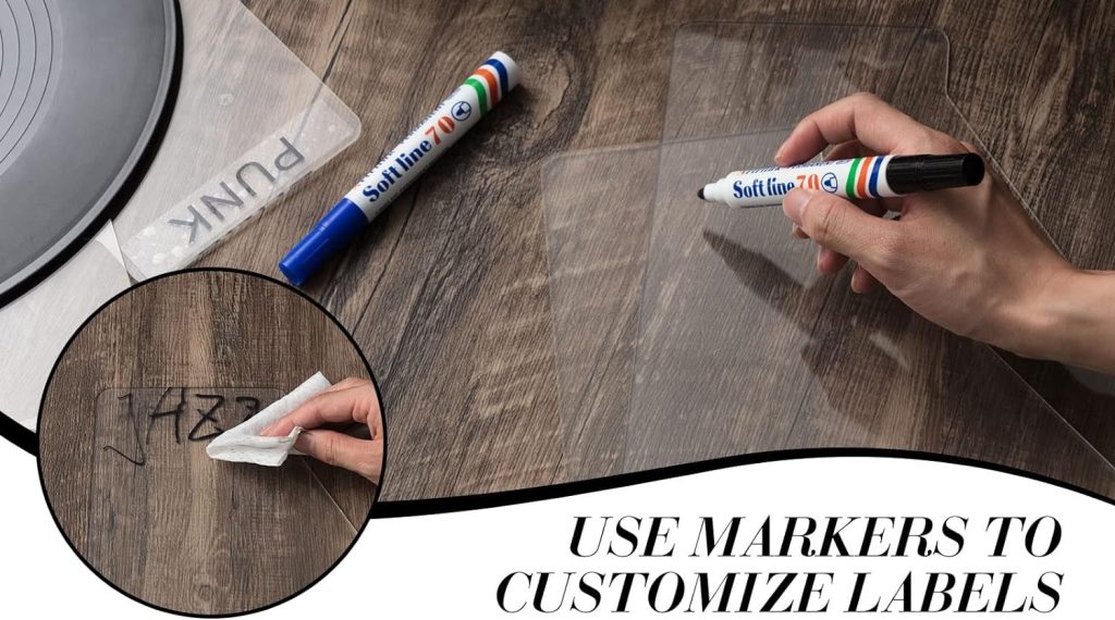 Acrylic Vinyl Record Dividers