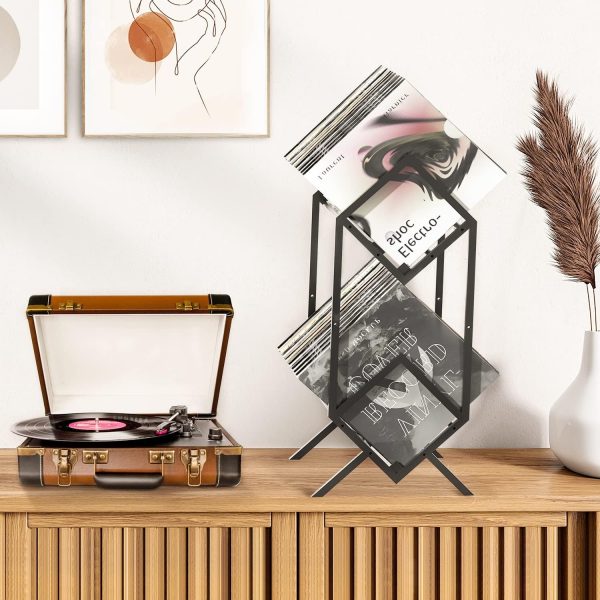 2-Tiers Vinyl Record Organizer Stand - Image 6