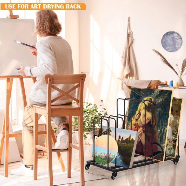 Art Drying Painting Rack with Wheels - Image 4