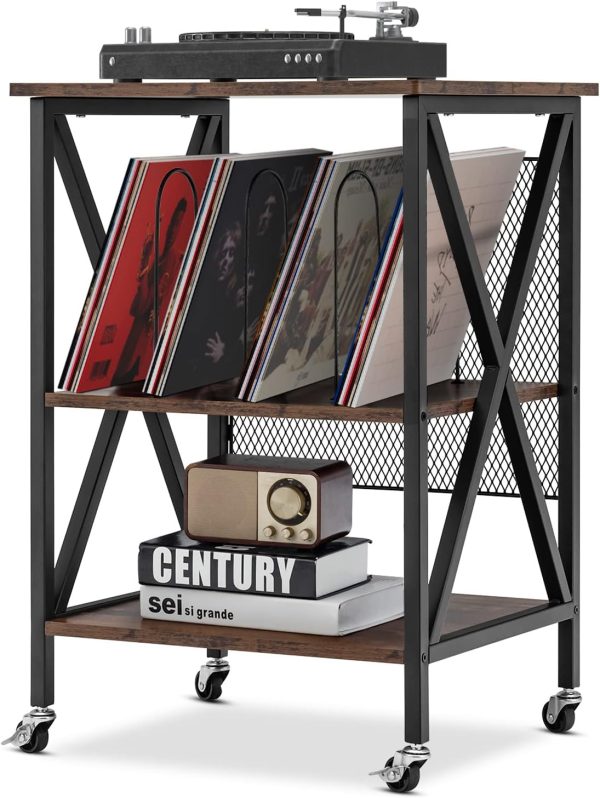 Record Player Stand 3 Layers