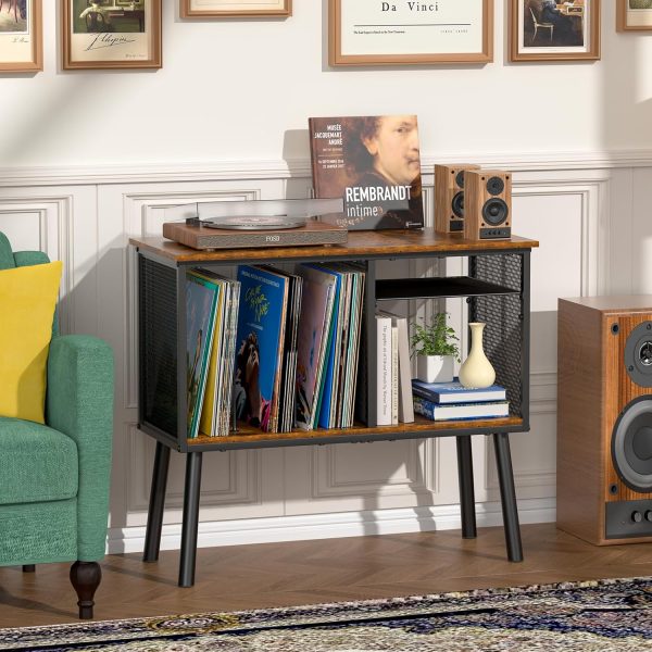 Record Player Stand with Adjustable Divider - Image 7